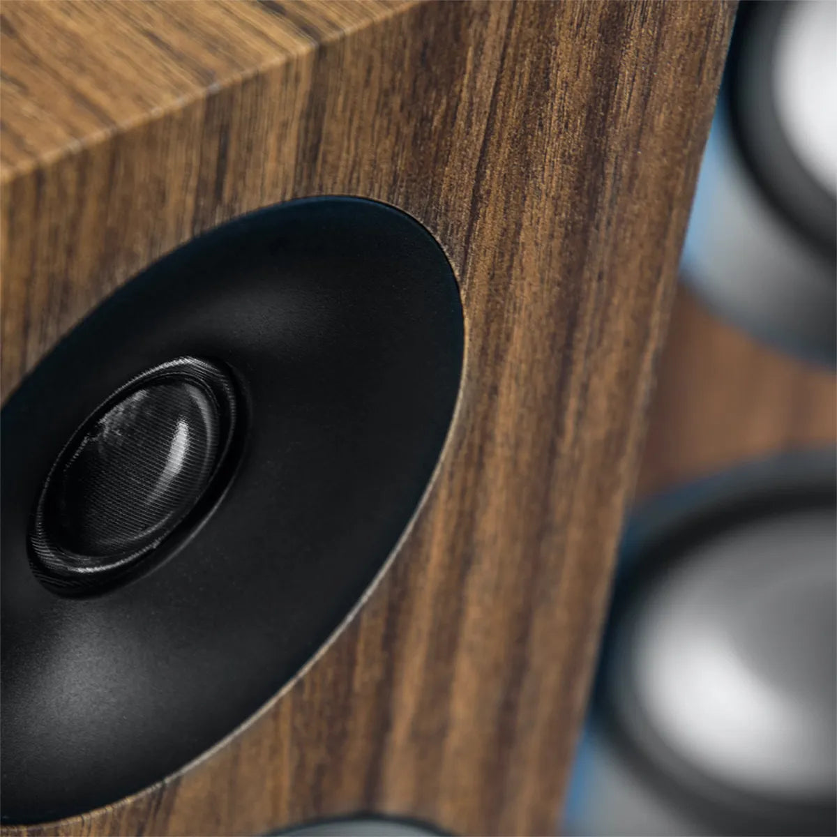 Jamo S 809 5" 240W 3.5-Way Floorstanding Speaker, Pair Walnut
